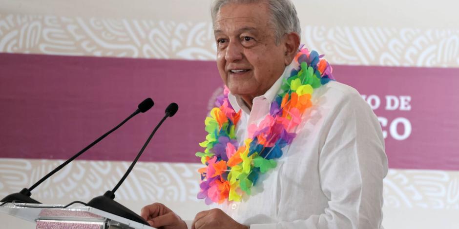Presidente López Obrador en Concordia, Sinaloa (archivo).