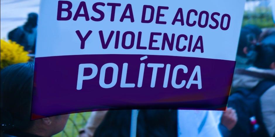 Dos víctimas de violencia política de género cada semana en el país.