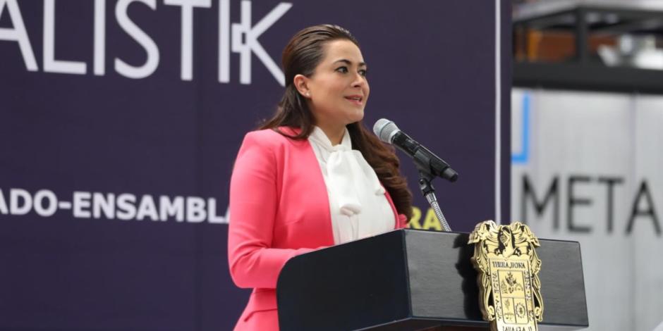 Tere Jiménez felicitó a Metalistik por ser un ejemplo para Aguascalientes