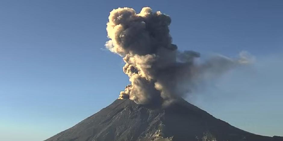 Volcán Popocatépetl.