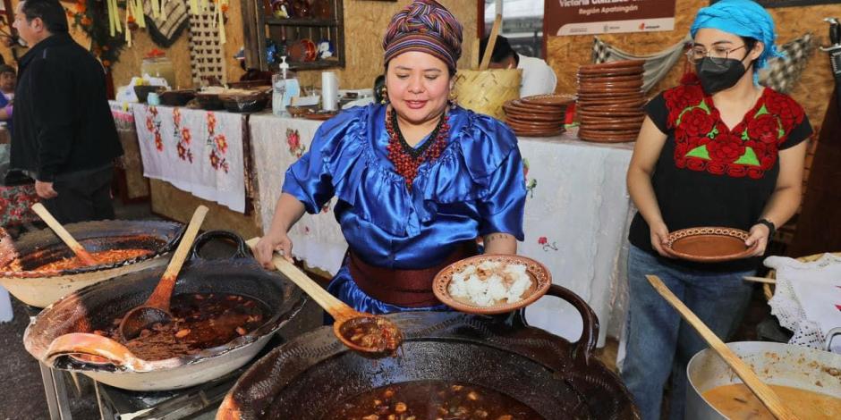 Cocineras tradicionales de Michoacán.
