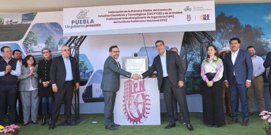 Inicia construcción de nuevo CECyT y de la Unidad Profesional Interdisciplinaria en Puebla.