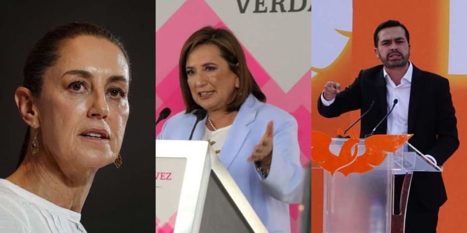 INE aprueba candidaturas presidenciales de Claudia Sheinbaum, Xóchitl Gálvez y Álvarez Máynez