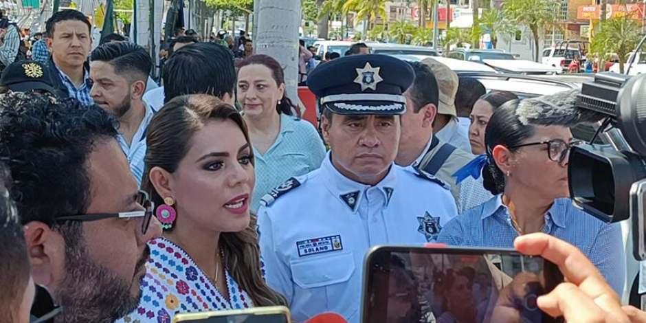 Evelyn Salgado garantiza la seguridad de las y los candidatos en Guerrero ante el inicio de las campañas.