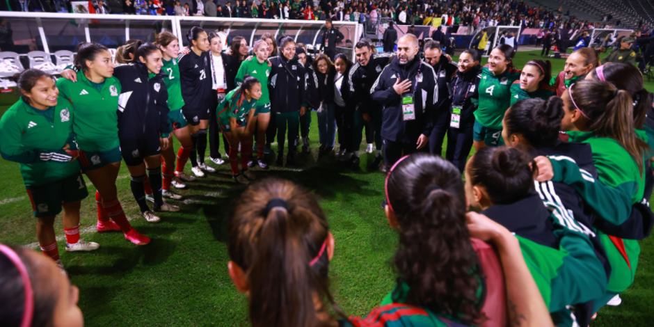 México cerró la fase de grupos de la Copa Oro W como líder del Grupo A.