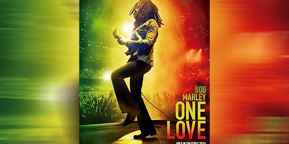 Poster de la película "One Love" de Bob Marley
