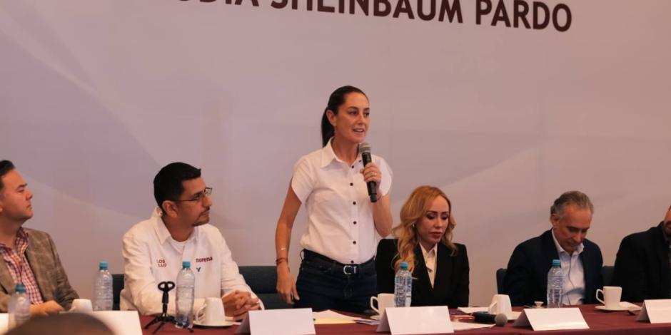 Claudia Sheinbaum presenta sus compromisos para Ciudad Juárez ante empresarios de Chihuahua