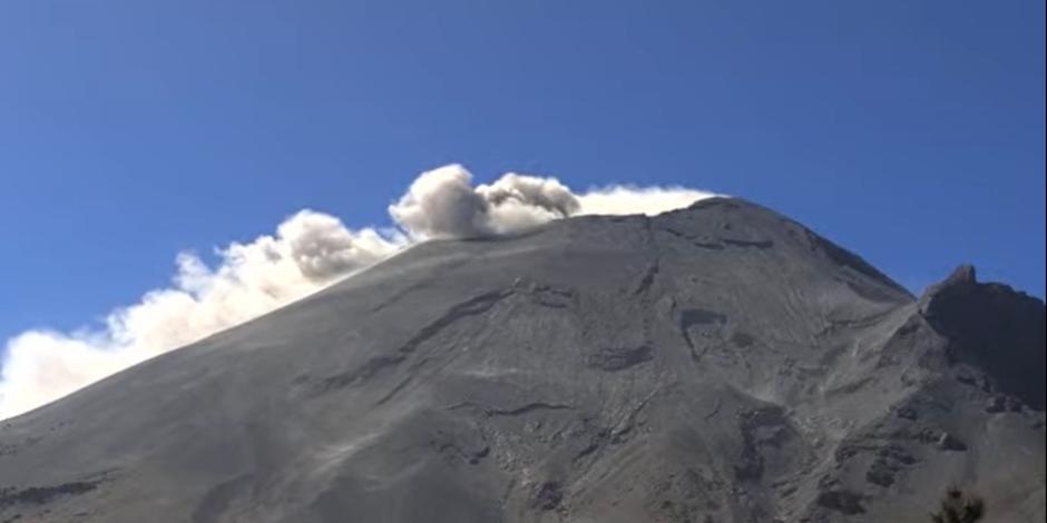 Volcán Popocatépetl, en el centro del país.