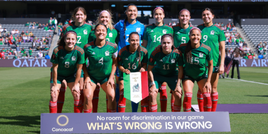 Selección Mexicana Femenil avanza a la semifinal de la Copa Oro W