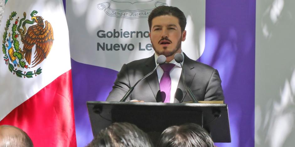 Samuel García presenta la Procuraduría de la Defensa de los Derechos de las Mujeres en Nuevo León