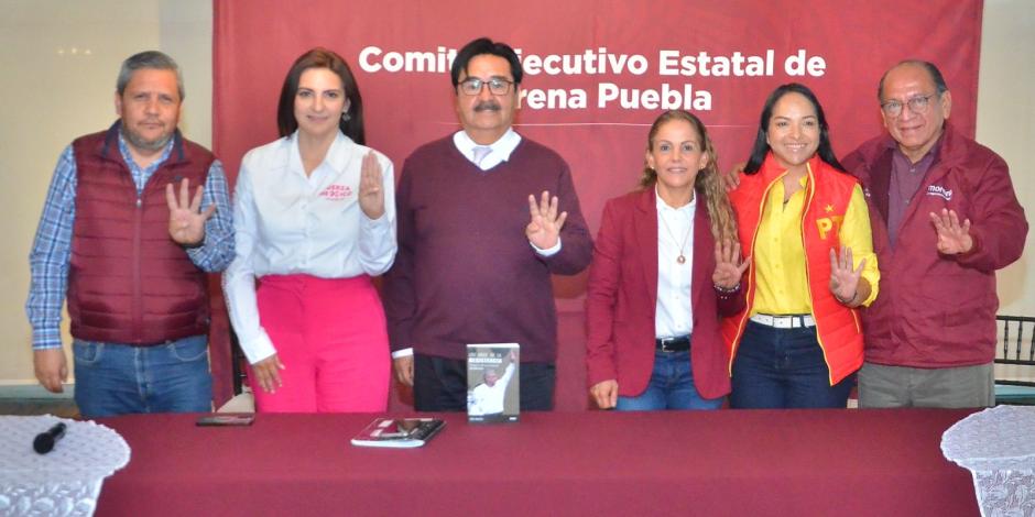 Autoridades de Morena en Puebla