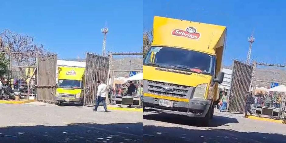 Normalistas bloquean lateral de la Autopista del Sol y entran a la fuerza a Palacio de Gobierno en Chilpancingo.