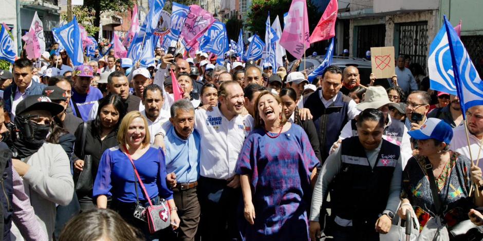 Santiago Taboada, candidato a la Jefatura de Gobierno, resaltó que se combatirán las extorsiones con "carácter y pantalones".