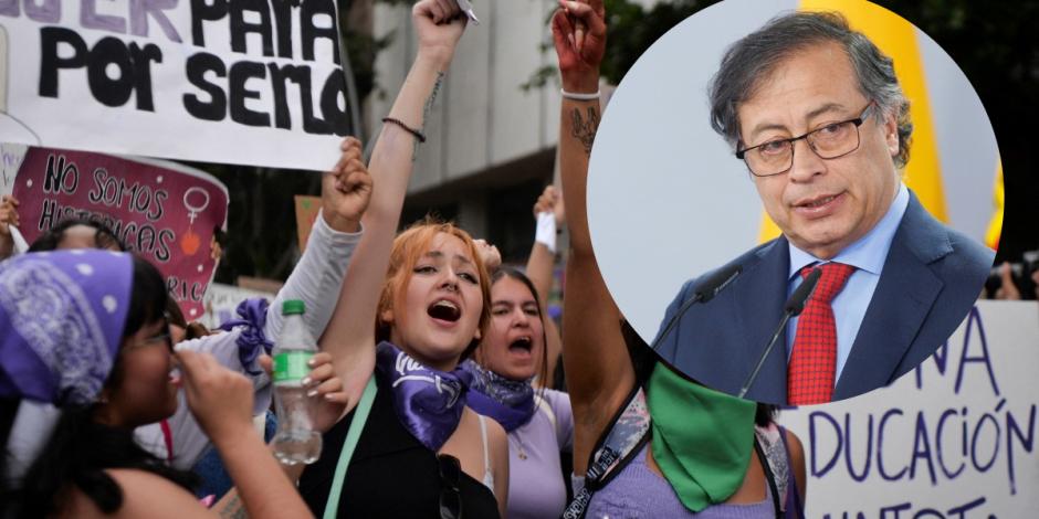 Gustavo Petro pide perdón a víctimas de feminicidio de Colombia a nombre del Estado