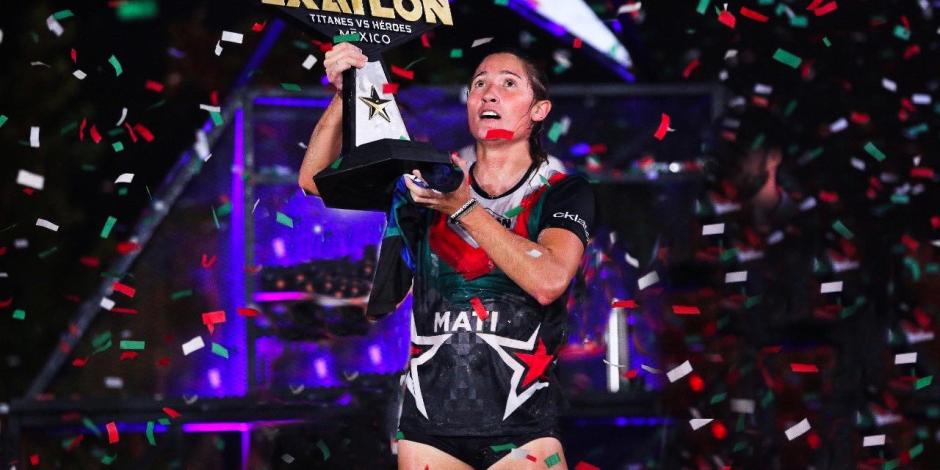 Mati Álvarez es campeona de Exatlón México otra vez