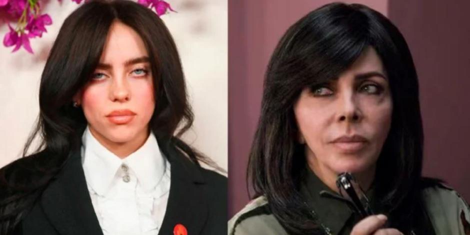 Premios Oscar 2024: Comparan a Billie Eilish con Verónica Castro por su look