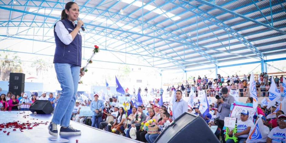 Libia Dennise García Muñoz Ledo promete impulsar el deporte en el noreste de Guanajuato.