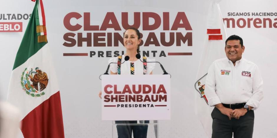 Claudia Sheinbaum detalla planes para conectar Tren de Paraíso y estación Chontalpa.
