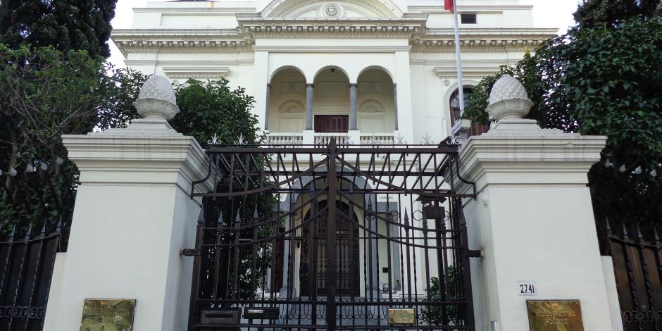 La embajada de Rusia en México.