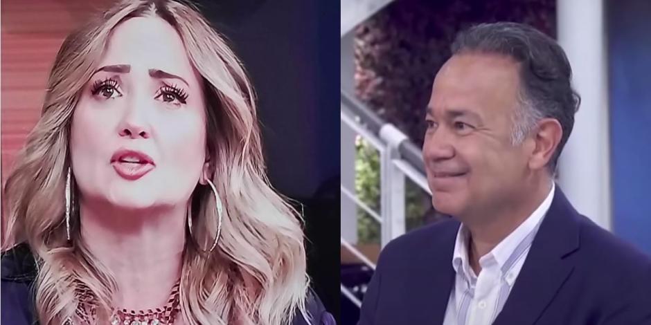 Andrea Legarreta llora por muerte del productor de telenovelas Nicandro Díaz González