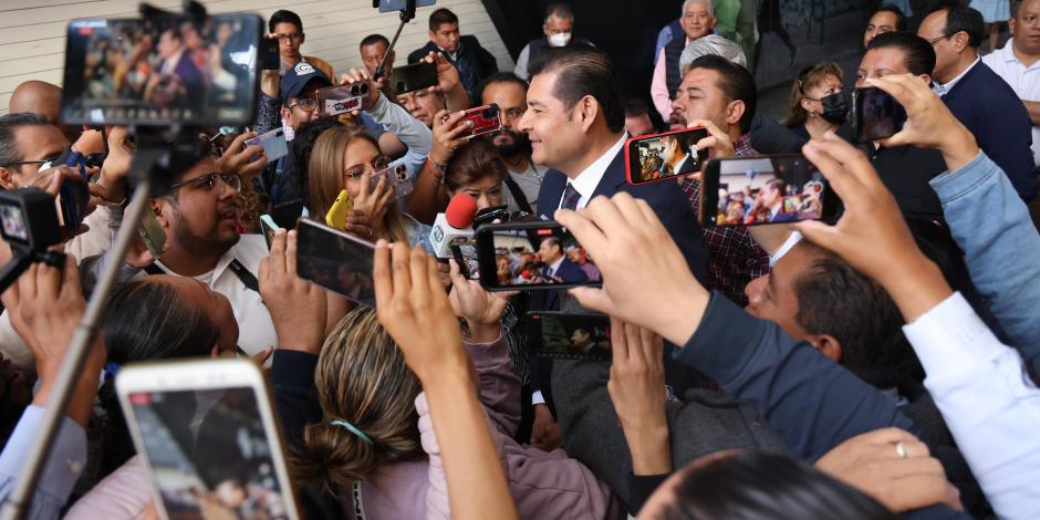 Alejandro Armenta, busca ser el próximo gobernador de Puebla.