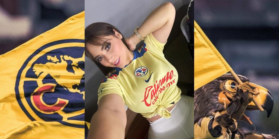 La modelo venezolana Ashley Carolina es aficionada del América