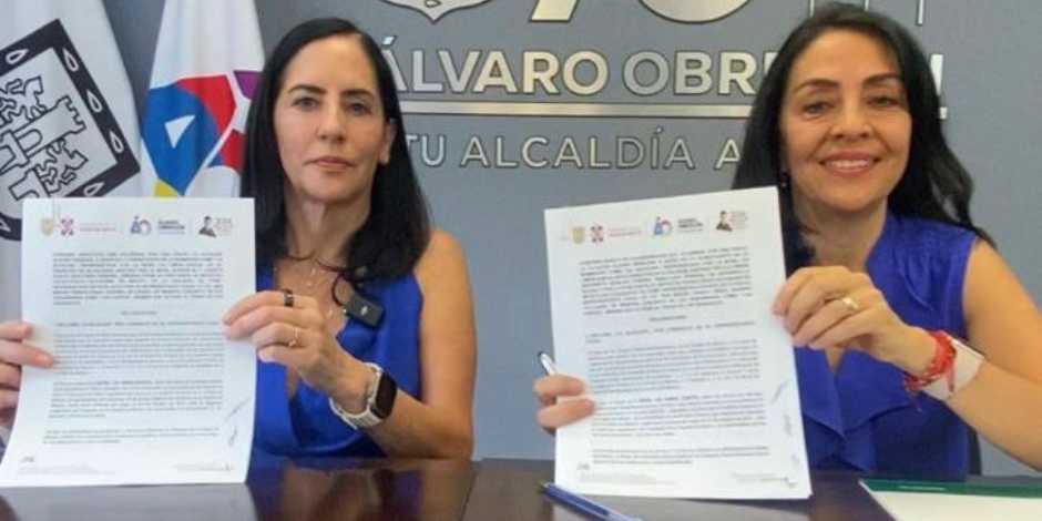 Álvaro Obregón e ITAM firman convenios para seguir dando asesoría jurídica gratuita.