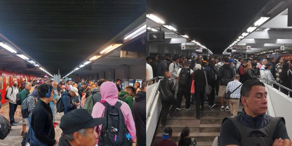 Esta mañana, el Metro de la CDMX, en la Línea 3, presenta afectaciones.