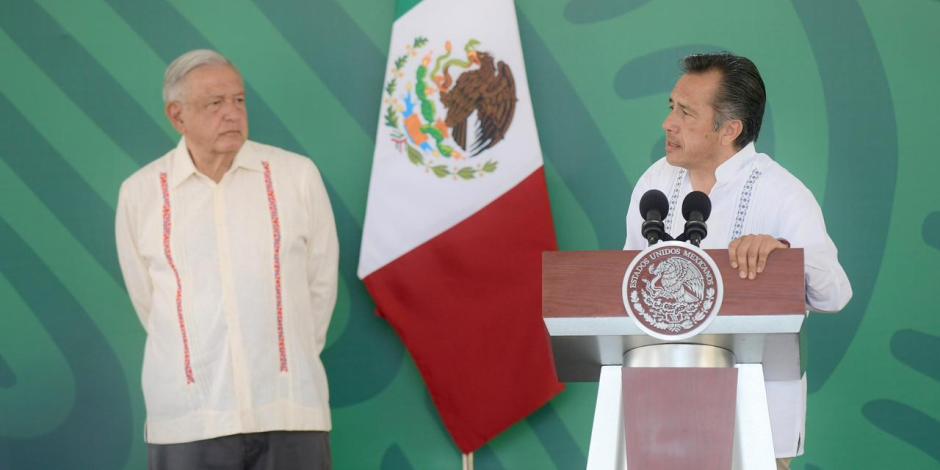 Andrés Manuel López Obrador y Cuitláhuac García