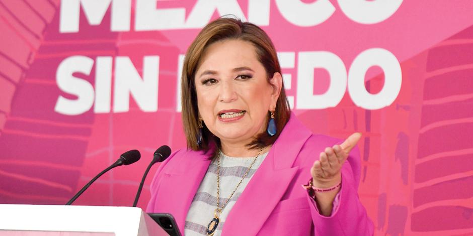 Xóchitl Gálvez, candidata presidencial por Fuerza y Corazón por México, en fotografía de archivo.