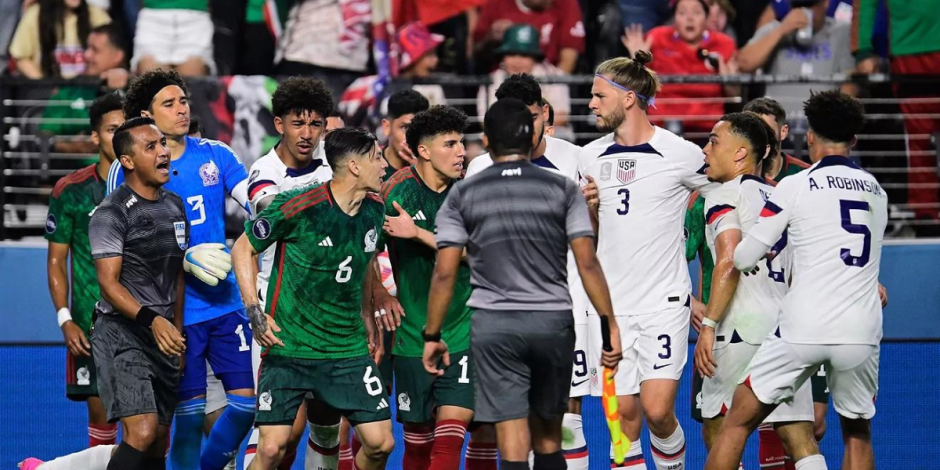 México y Estados Unidos en la semifinal de Concacaf Nations League de 2023 en Las Vegas
