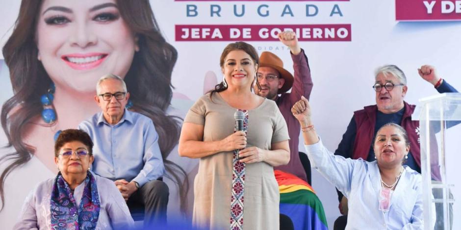 República sana y cultural de Sheinbaum hace justicia al pueblo de México: Clara Brugada.