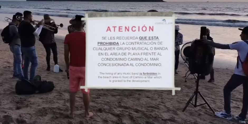 La música de banda podría prohibirse en las playas de Mazatlán.