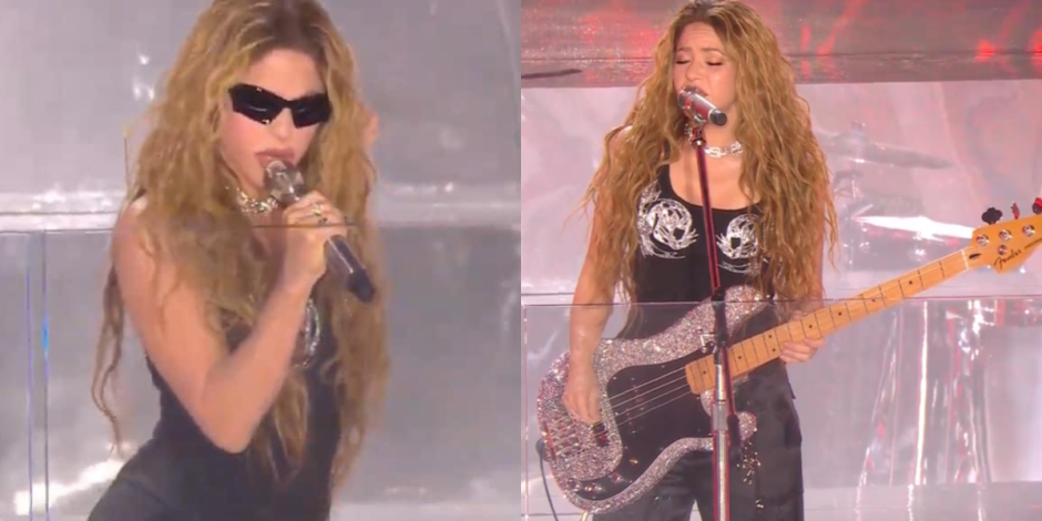 Shakira dio un concierto de 20 minutos en Times Square.