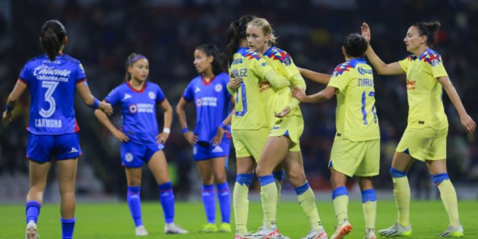 América goleó a Cruz Azul en Clásico Joven Femenil en el Apertura 2023