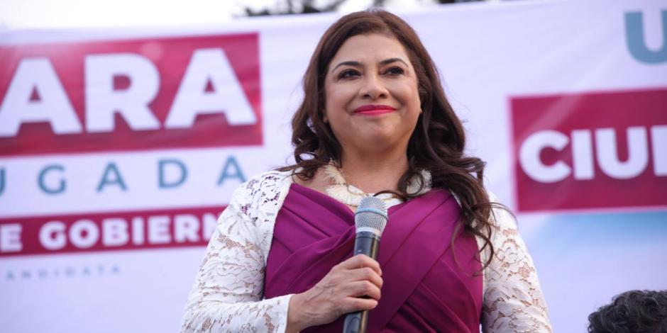 Clara Brugada, candidata a Jefa de Gobierno, hizo un llamado a respetar la ley en este proceso electoral.
