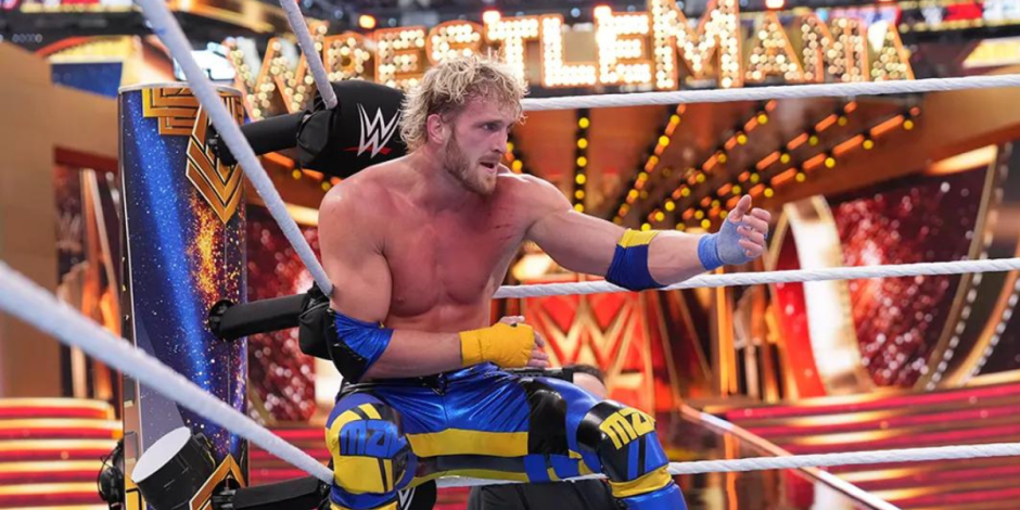 Logan Paul ingresó en su combate en WrestleMania 39