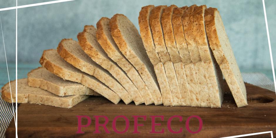 Profeco analizó 47 presentaciones de distintas marcas de pan de caja.