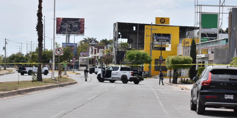 Operativo de la Guardia Nacional en calles de Sinaloa, el pasado 24 de marzo.