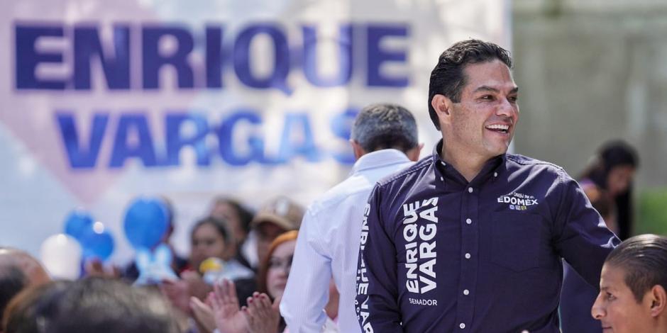Enrique Vargas del Villar, candidato al Senado por la coalición PAN PRI PRD.