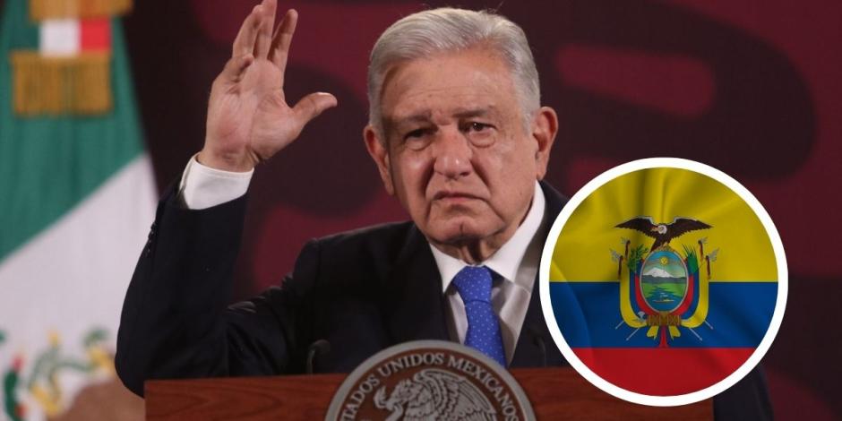 López Obrador pide "prudencia" en declaraciones sobre diferendo con Ecuador.