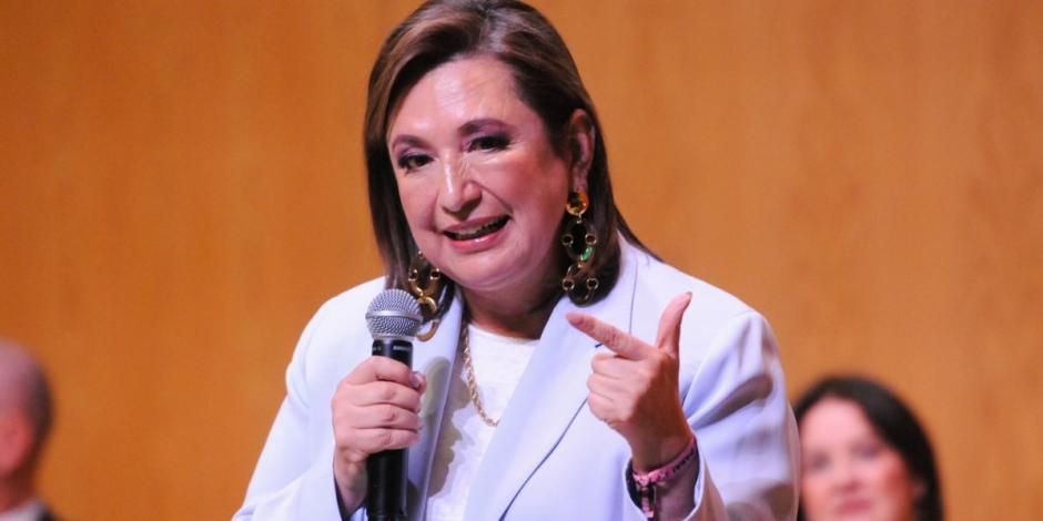 Xóchitl Gálvez, candidata presidencial de Coalición Fuerza y Corazón por México.