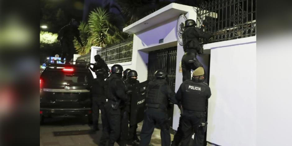 Irrupción en Embajada de México en Ecuador