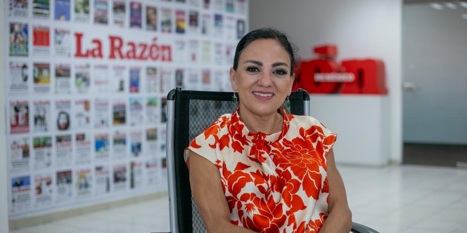 Gloria Romo Cuesta, secretaria de Turismo del estado de Aguascalientes, en entrevista con La Razón.