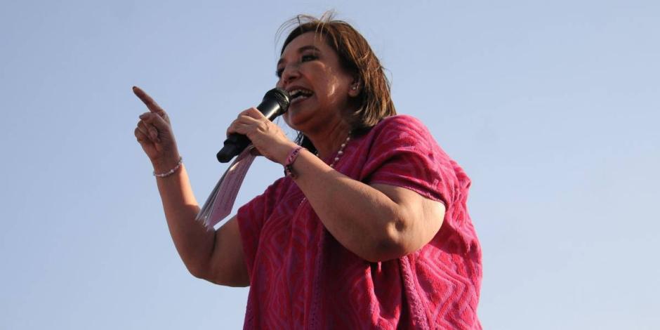 Xóchitl Gálvez, candidata presidencial por Fuerza y Corazón por México.