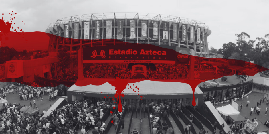 El Estadio Azteca se pinta de sangre debido a la violencia en el partido de América vs Toluca