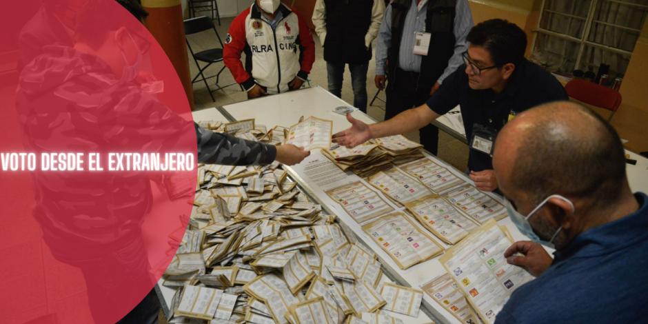 El voto en el extranjero es importante en México, señalan autoridades.