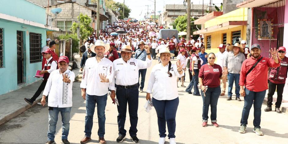 Javier May Rodríguez, candidato a gobernador, enfatizó que buscan recuperar el estatus agropecuario sanitario de Tabasco.