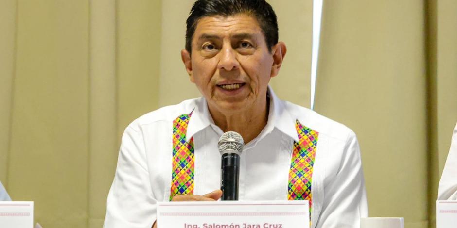 Salomón Jara, gobernador de Oaxaca.