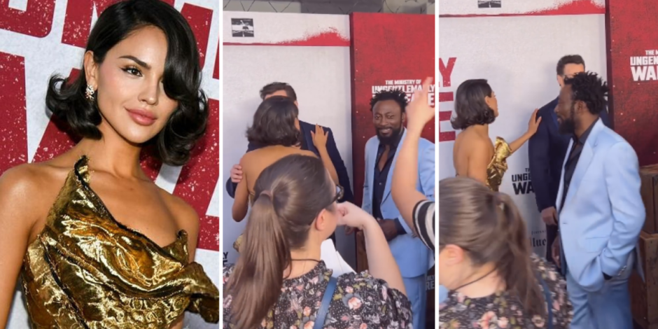 Acusan a Eiza González ser racista con actor nigeriano en un alfombra roja (VIDEO)